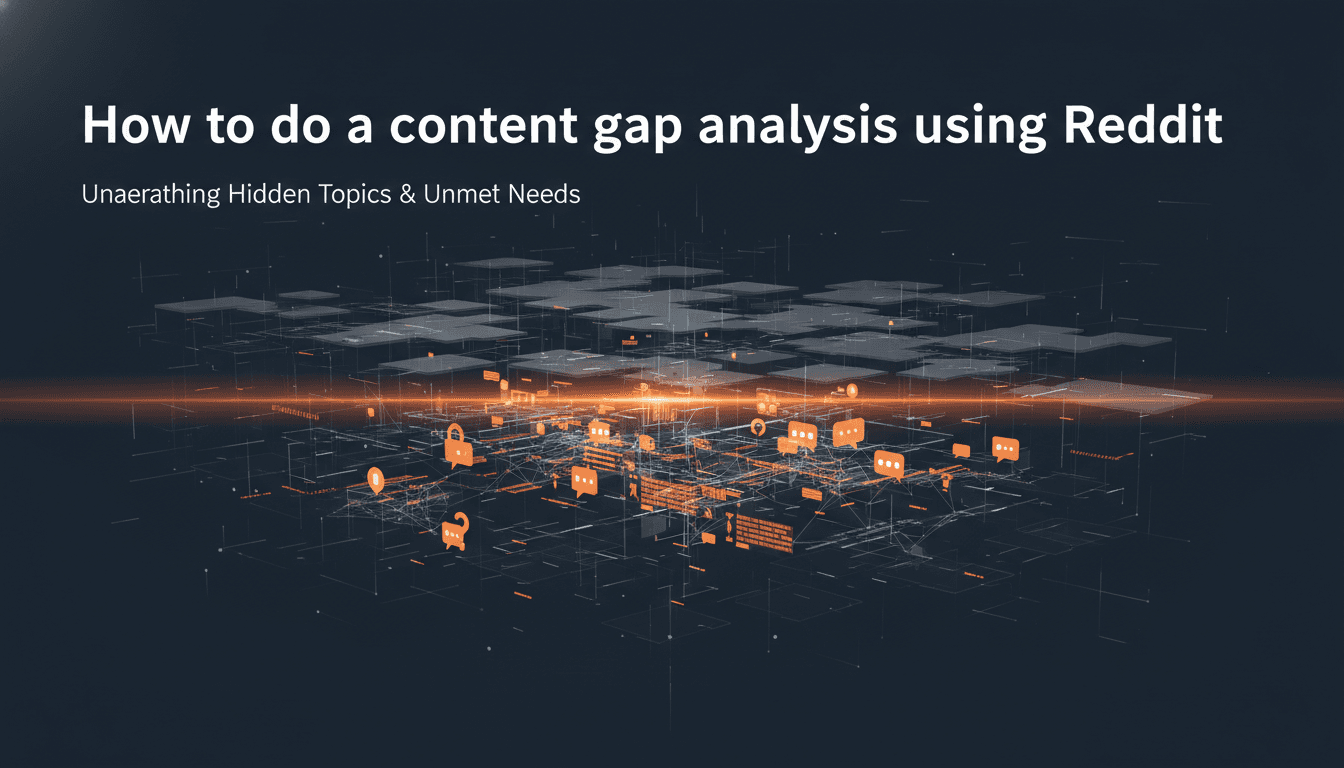 How to Do a Content Gap Analysis Using Reddit (Step-by-Step)